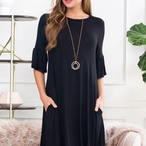 Black Swing Dress